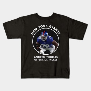 ANDREW THOMAS - OT - NEW YORK GIANTS Kids T-Shirt